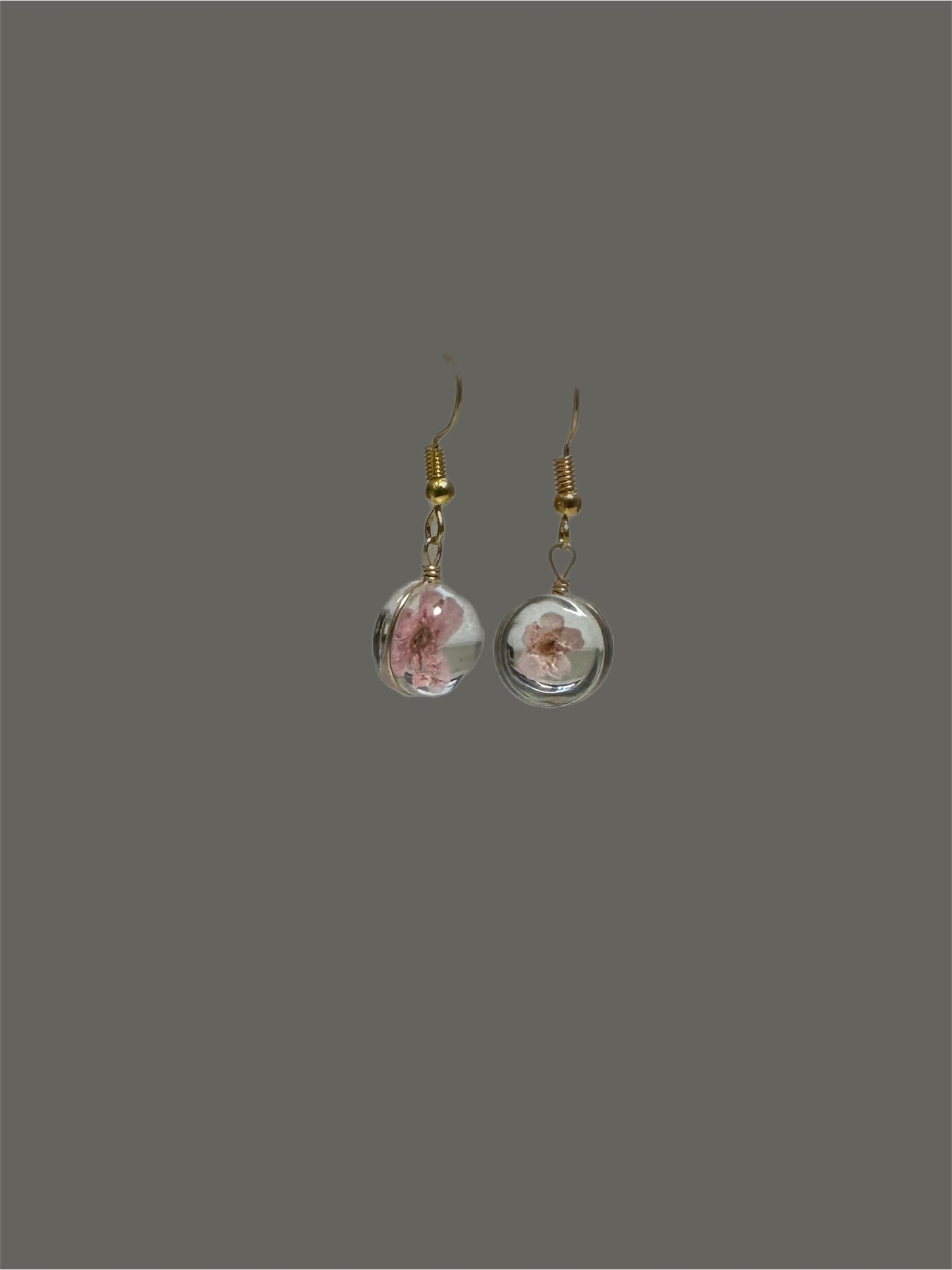 Flower bauble  earrings