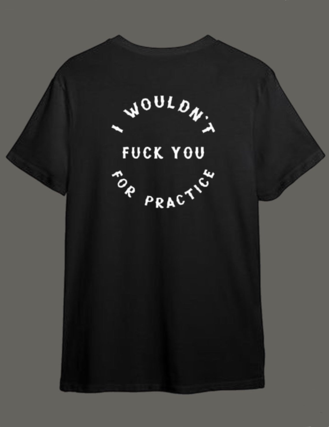 I wouldn’t fuck you for practice