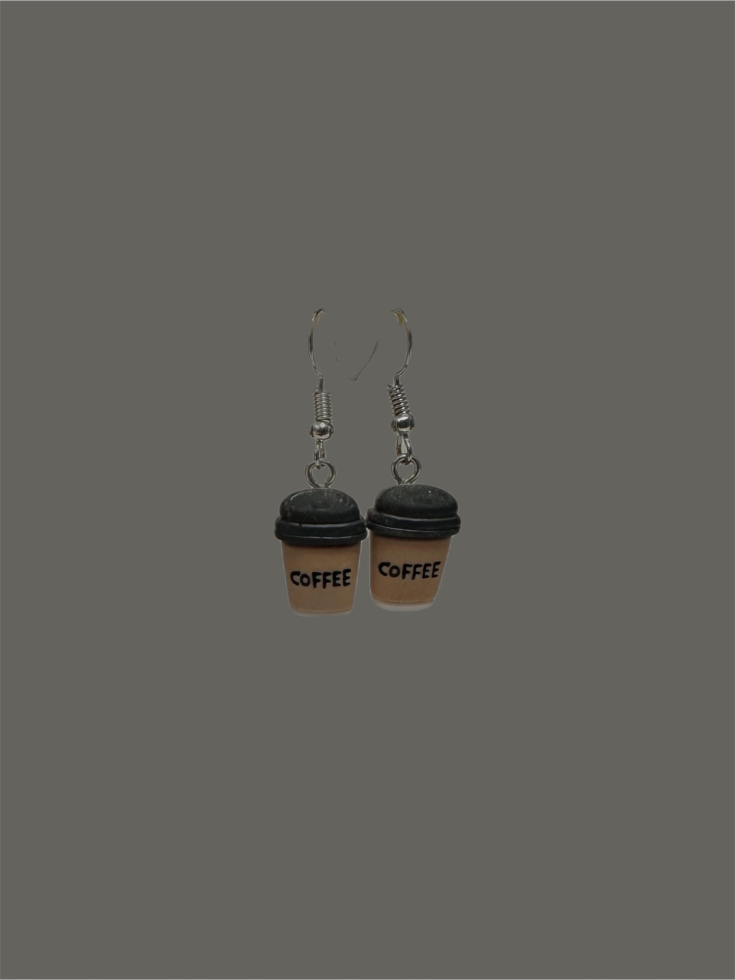 Coffee earrings