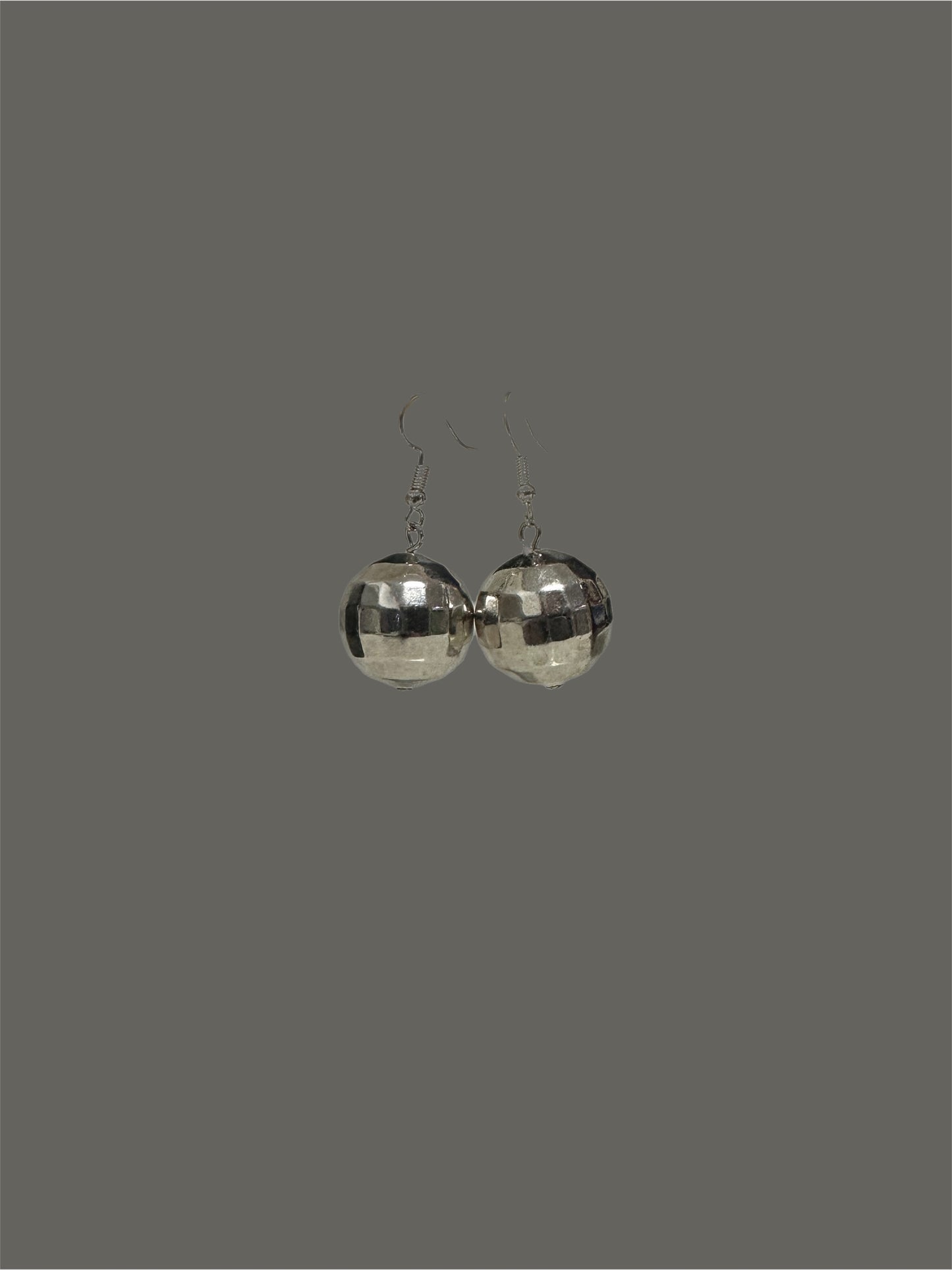 Disco ball earrings